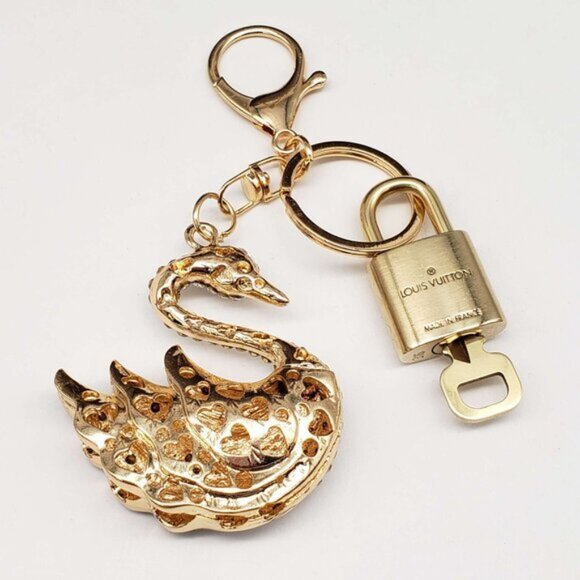 Authentic Louis Vuitton Lock & Key with unbranded Bagcharm, Keycharm, Keychain - Picture 6 of 7
